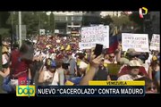 Venezuela: nuevo ‘cacerolazo’ contra Nicolás Maduro