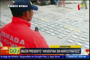 Mauricio Macri lanzó el plan "Argentina sin narcotráfico"