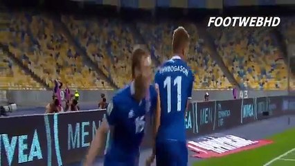 Alfred Finnbogason Amazing Goal- Ukraine 0-1 Iceland (05.09.2016) HD