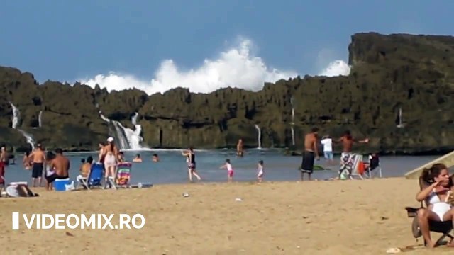 Aceasta părea o plajă care oricare alta, DAR privește atent ce se întâmplă la secunda 36. Vei rămâne uimit!