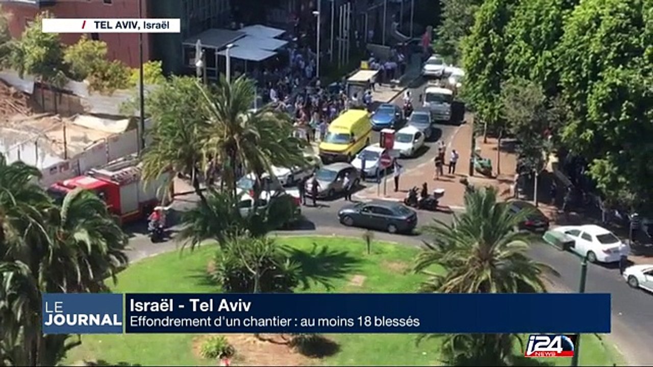 Tel Aviv : effondrement d'un immeuble, plusieurs personnes sous les décombres