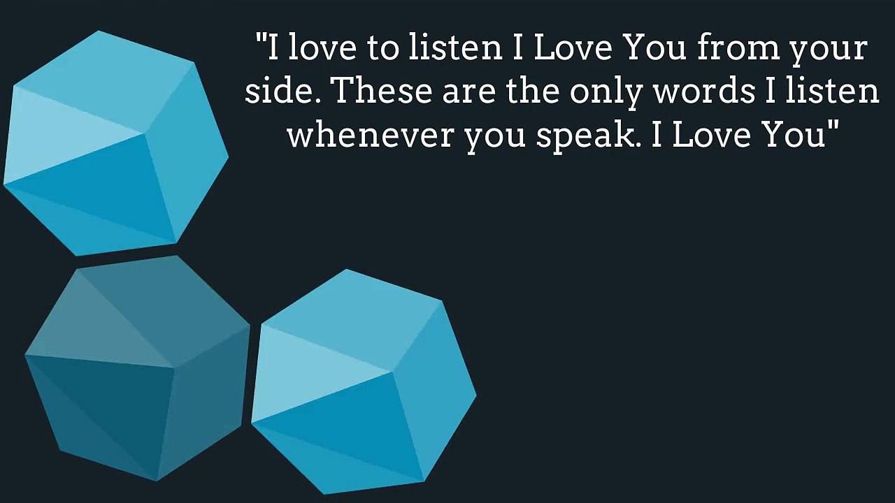 I Love You Message