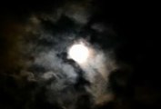 Видеофон футаж видео заставка скачать бесплатно HD  - Луна ночь облака