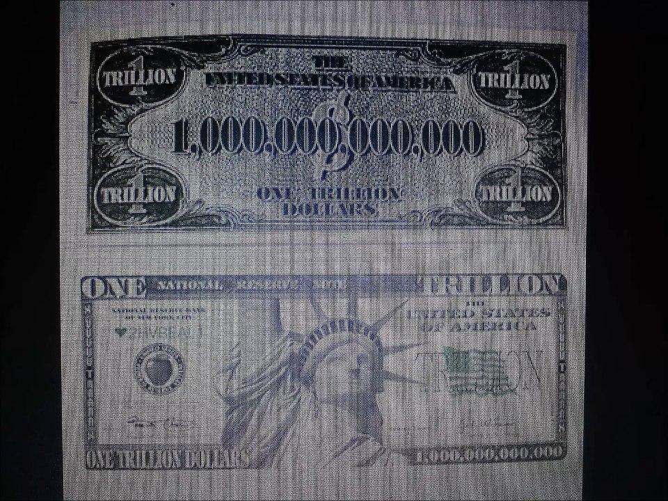 My Movie 1 Trillion USD banknote