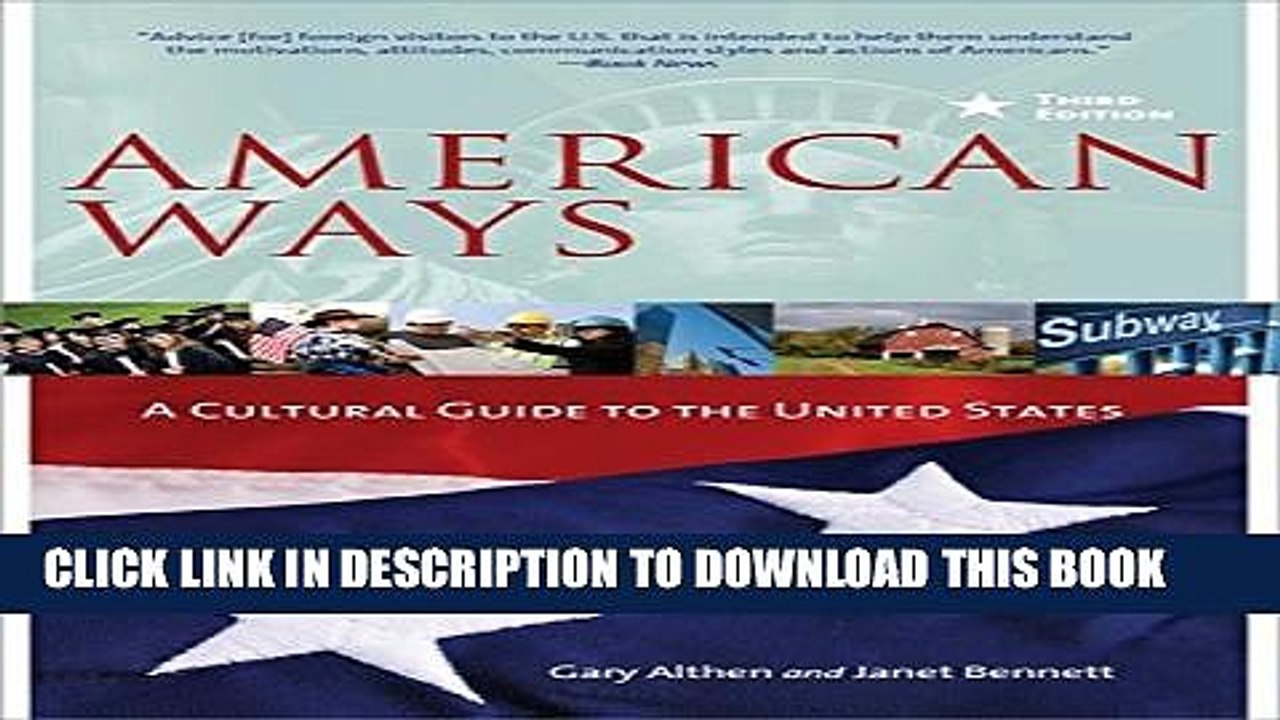 [PDF] American Ways: A Cultural Guide to the United States of America Full Colection