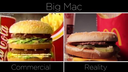 McDonald's Ads vs The Real Thing