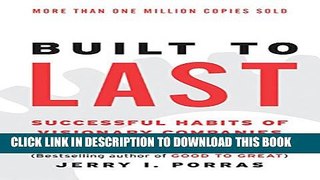 [PDF] Built to Last: Successful Habits of Visionary Companies (Harper Business Essentials) Popular