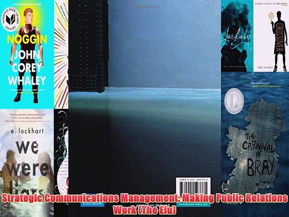 [PDF] Strategic Communications Management: Making Public Relations Work (The Eiu) Full Colection