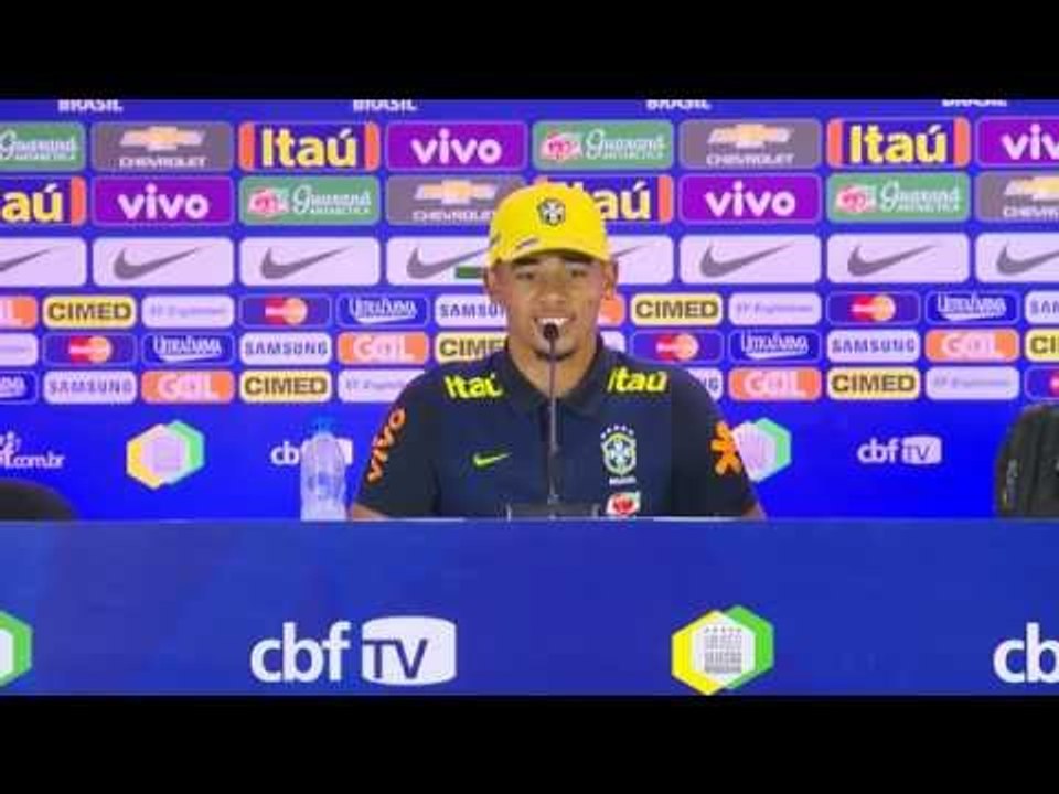 Seleção Brasileira: Coletiva Gabriel Jesus e Renato Augusto - 04/09/2016