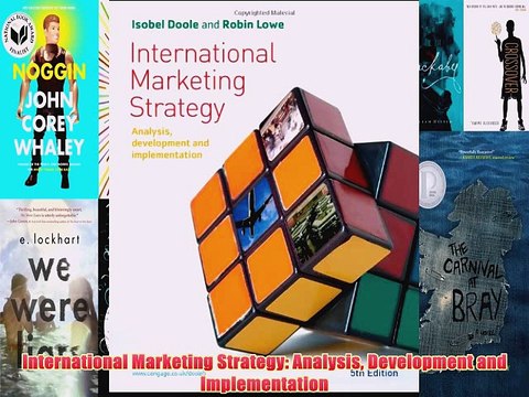 [PDF] International Marketing Strategy: Analysis Development and Implementation Popular Colection