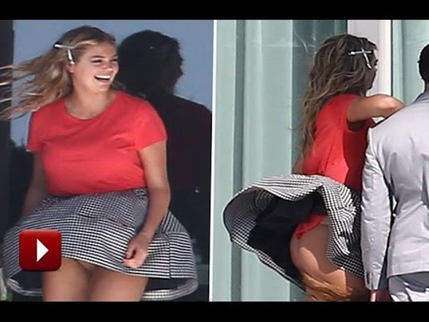 Kate Upton Flashes Butt In Embarrasing Wardrobe Malfunction - video Dailymo...