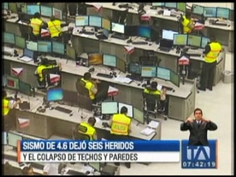 Sismo de 4,6 grados dejó seis heridos y el colapsó de techos y paredes