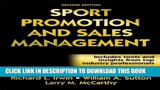 [PDF] Sport Promotion and Sales Management, Second Edition Full Online