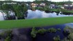 Drone footage of severe flooding in Florida following Hurricane Hermine