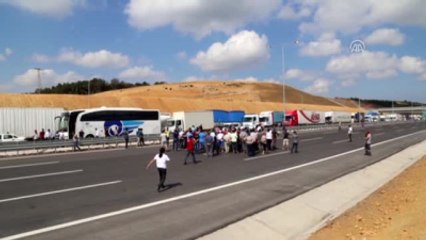 Yavuz Sultan Selim Köprüsü Yolunda Eylem