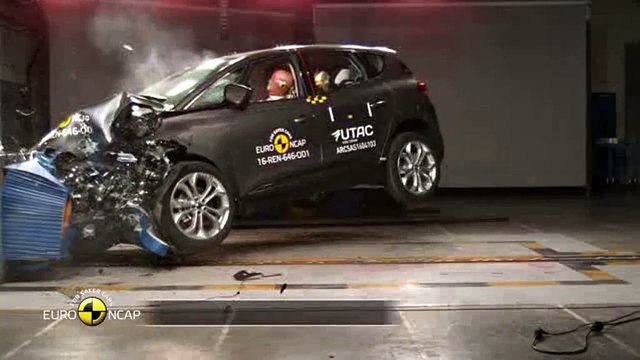 Le Renault Scenic obtient cinq étoiles aux crash-tests Euro NCAP