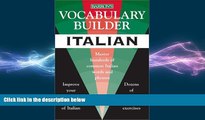 FREE PDF  Vocabulary Builder: Italian: Master Hundreds of Common Italian Words and Phrases (Barron