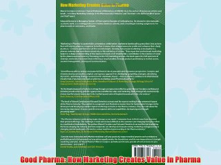 [PDF] Good Pharma: How Marketing Creates Value in Pharma Full Colection