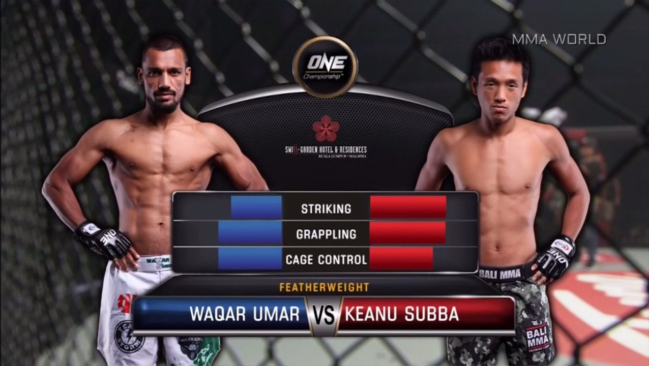 One FC 47 (Unbreakable Warriors Kuala Lumpur Malaysia) Keannu Subba vs Waqar Umar #ONEFightNight September 02 2016