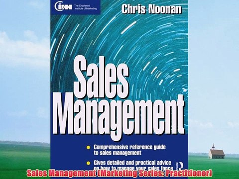 [PDF] Sales Management (Marketing Series: Practitioner) Full Online