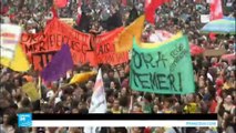 عشرات آلاف البرازيليين يطالبون برحيل تامروإجراء انتخابات جديدة
