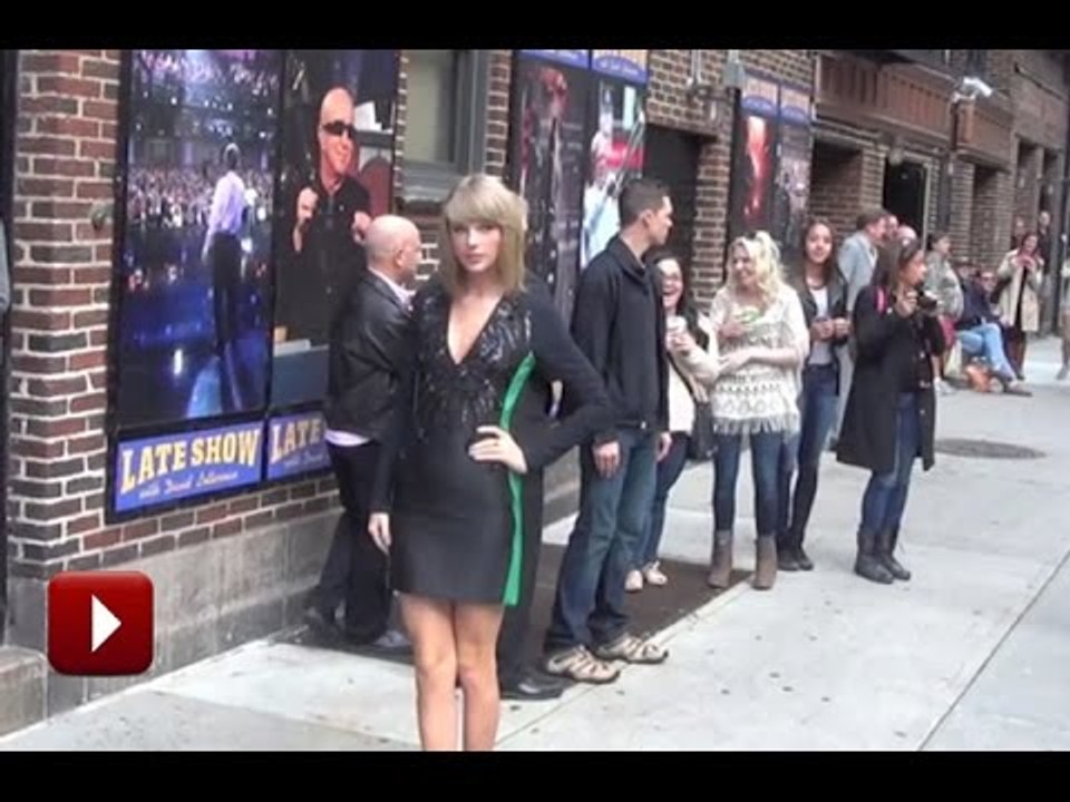 Taylor Swift at the Late Show with David Letterman in NYC