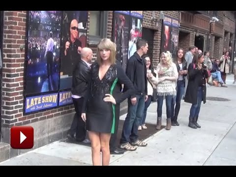 Taylor Swift at the Late Show with David Letterman in NYC
