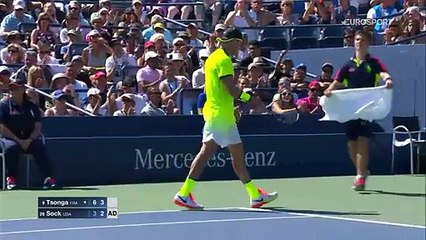 ABD Açık: Jo-Wilfried Tsonga - Jack Sock (Özet)