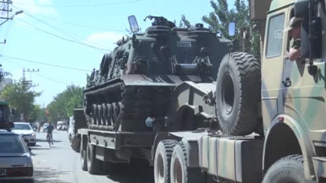 Suriye Sınırı, Zırhlı Araçlar ve Tanklarla Takviye Edildi