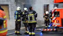 Vaucelles incendie de maison ; les pompiers français à la rescousse.