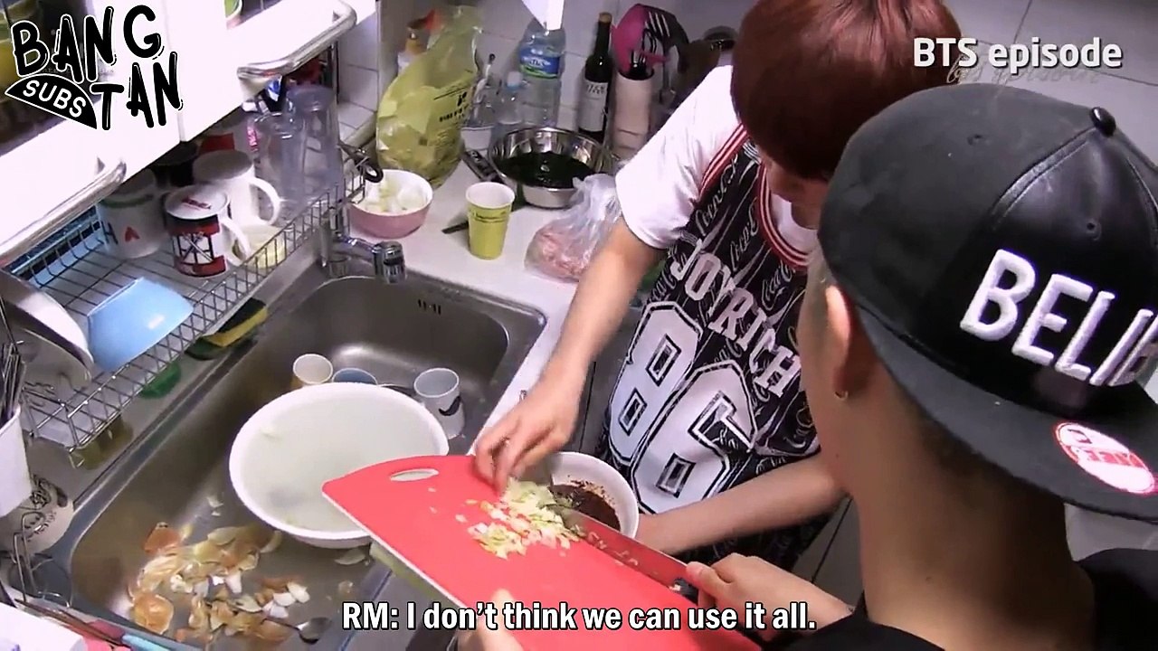 [ENG] 140623 Eds: 1st BTS Birt  ay P-y (Jin chef of BTS)