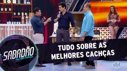 Celso Portiolli mostra as melhores cachaças