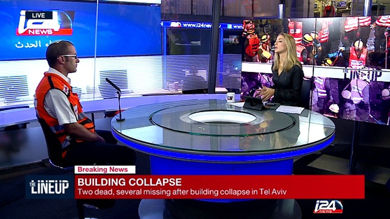 Disastrous collapse in Tel Aviv: One of the first paramedics on scene breaks down the rescue