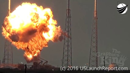 SpaceX UFO Explosion - Slow Motion!