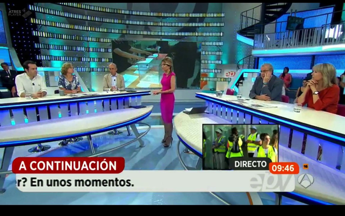Rallo analiza el coste de unas terceras elecciones en Espejo Público - 1:9:2016