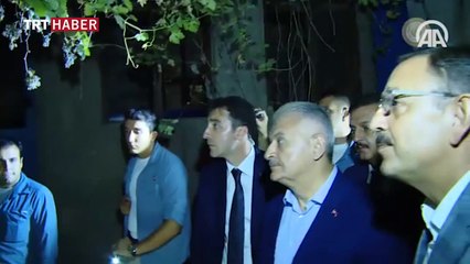 Başbakan Yıldırım, Sur'da incelemelerde bulundu