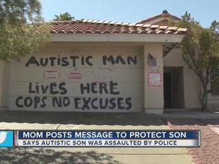 Mom posts signs to protect autistic son