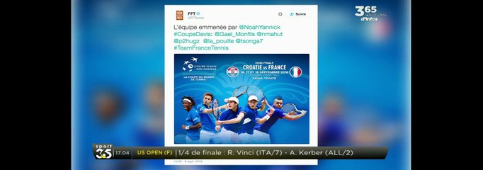 TENNIS – COUPE DAVIS : PAS DE SURPRISE CONTRE LA CROATIE