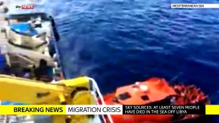 On Board Rescue Boat In The Mediterranean-YsiwxUxdtn0