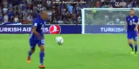 Tal Ben Haim Goal - Israel 1-2 Italy - 05-09-2016