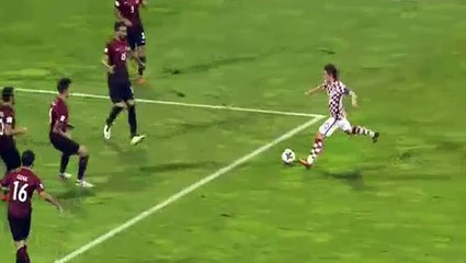 Ivan Rakitic penalty Goal - Croatia 1-0 Turkey (05/09/2016)