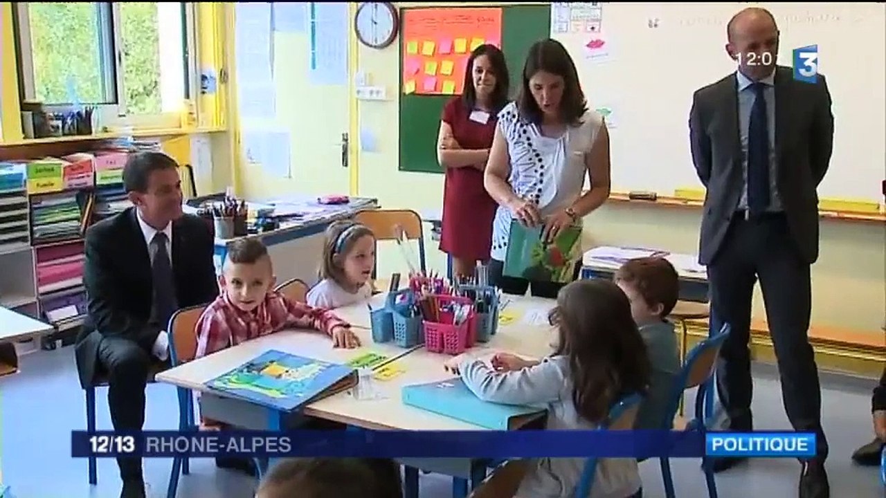 Le "Plus de maîtres que de classes" à Bourg-en-Bresse par France3 Rhône-Alpes