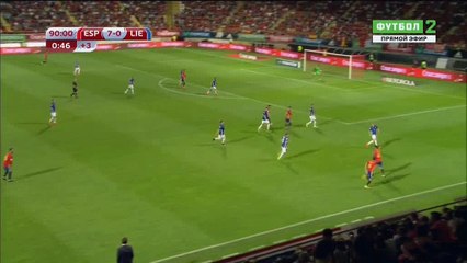 David Silva Goal - Spain	8-0	Liechtenstein 05.09.2016
