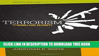 New Book Terrorism and Homeland Security