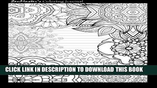 Collection Book Coloring Journal (black): Therapeutic journal for writing, journaling, and