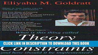 Collection Book Theory of Constraints