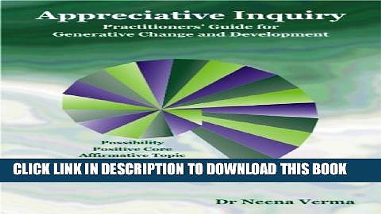 Collection Book Appreciative Inquiry: Practitioners  Guide for Generative Change and Development