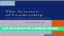 New Book The Science of Leadership: Lessons from Research for Organizational Leaders