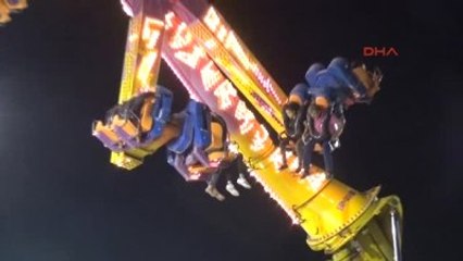 Konya - Eğlenceleri Kabusa Döndü, 5 Metre Yükseklikte Asılı Kaldılar