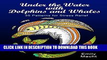 Collection Book Under the water with Dolphins and Whales: 35 Patterns for Stress Relief